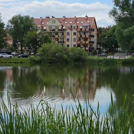 Apartament W Centrum Z Widokiem Na Jeziorko Kętrzyn Exterior foto