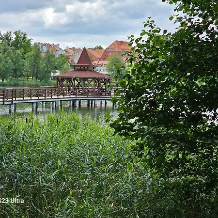 Apartament W Centrum Z Widokiem Na Jeziorko Kętrzyn Exterior foto