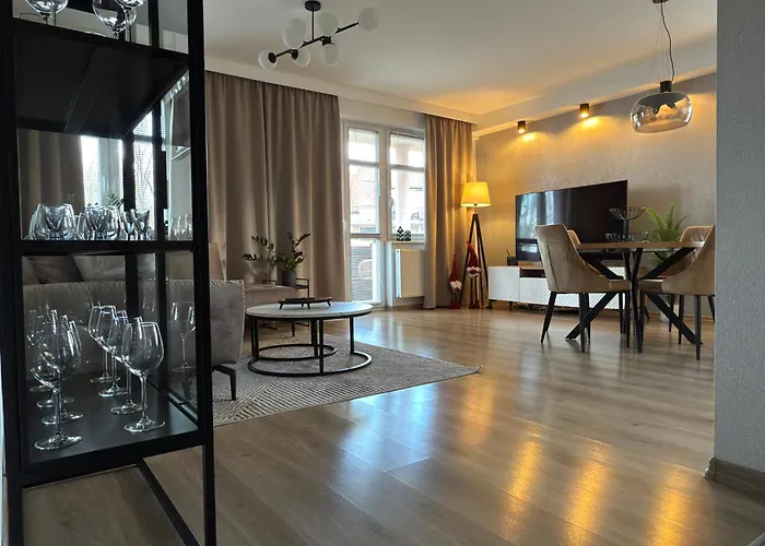 Apartament W Centrum Z Widokiem Na Jeziorko